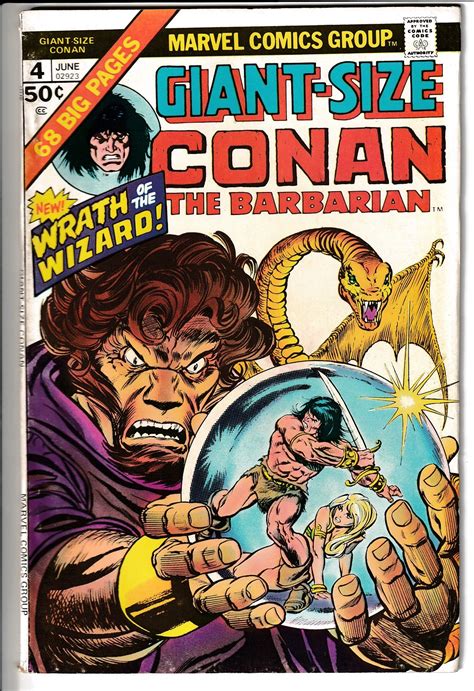 conan the barbarian comics value|what is marvel comics giant size conan 4 june worth.